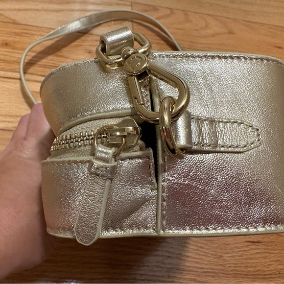 Mini bag Cole Haan Metallic Silver and Gold EUC Genevieve Bag - Picture 7 of 8